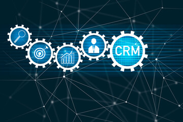 CRM, Customer relationship management concept - 784722378