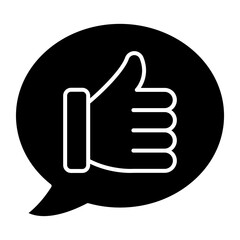 Positive Review Icon Design