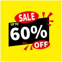 sale poster design sale up to 60% off