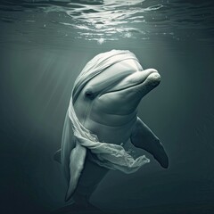 blind dolphin