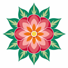 Blossoming Beauty: A Vector Illustration of Flowers