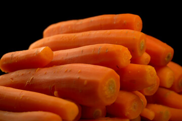 Frisch gekochte Möhren/Karotten