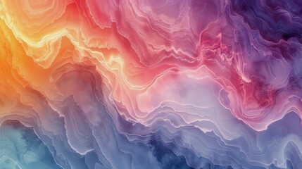 Vibrant Abstract Background With Bubbles