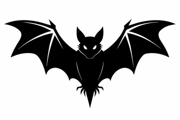 Bat silhouette vector illustration