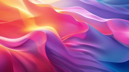Abstract colorful wavy background - 784728791