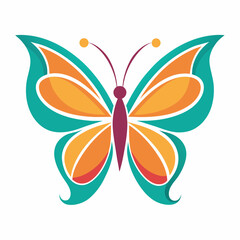 Wings of Transformation: A Vector Illustration of Butterflies