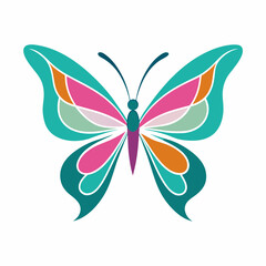 Wings of Transformation: A Vector Illustration of Butterflies