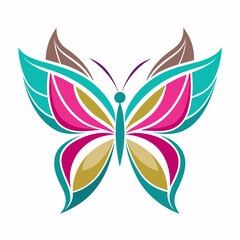 Wings of Transformation: A Vector Illustration of Butterflies