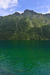 Sea Eye. Beautiful place for recreation and tourism in the Tatra Mountains. Poland