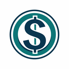 Obraz premium Dollar Coin: Vector Illustration of Currency