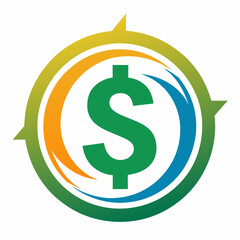 Dollar Coin: Vector Illustration of Currency