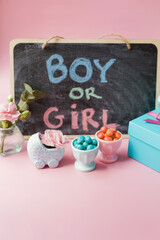 Gender reveal party decorations