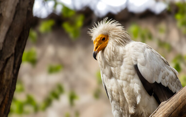 vulture in the zoo