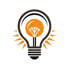 Illuminating Ideas: Vector Light Bulb Icon