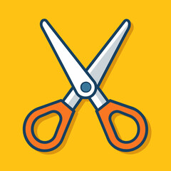 Sharp Cut: Vector Illustration of Scissors