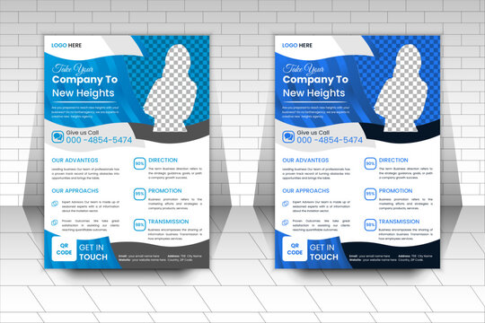 Corporate flyer  Template .brochure, banner, presentation, catalog with touch creativity design in A4 Size.


