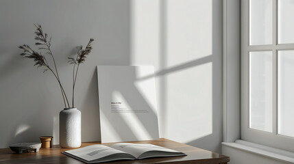 Professional Brochure Mockup: A Striking Visual Presentation Showcasing Informative and Engaging Content