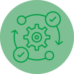 Reverse Engineering Green Line Circle Icon