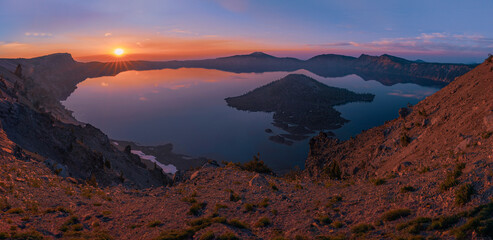 Crater Lake Sunrise