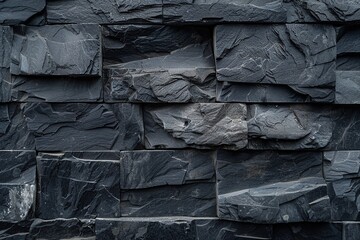 Modern grey brick wall background