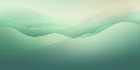 Abstract beige and green gradient background with blur effect, northern lights