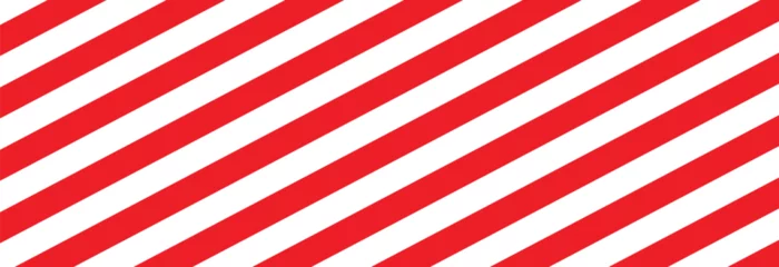 Fotobehang red, white stripe. Seamless red stripes pattern design candy cane pattern. From thin line to thick. Parallel stripe. Red streak on white background.  Abstract geometric patten , eps 10 © koushik