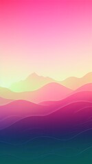 Abstract magenta and green gradient background with blur effect, northern lights