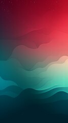 Obraz premium Abstract maroon and green gradient background with blur effect, northern lights