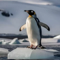 Fotobehang penguin in polar regions © sasa