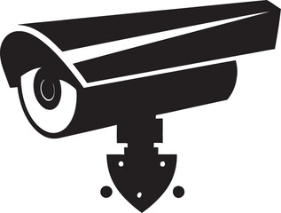 WatchfulEye Vector Surveillance Symbol GuardianGaze Security Camera Emblem