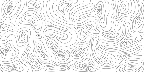 Topographic vector map pattern. Abstract mountain terrain map background with abstract shape line texture. 