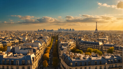 Stunning city of Paris architecture - obrazy, fototapety, plakaty