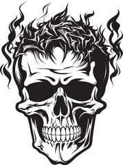 Budskull Vector Cannabis Skull Vector Icon Cannabone Crown Cannabis Leaf Skull Emblem