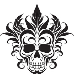 Budskull Vector Skull with Cannabis Design Skullscape Greens Cannabis Leaf Symbol