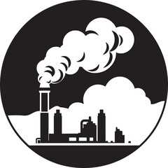 Clear Sky Chimneys Industry Logo EcoStack Innovations Vector Logo Design