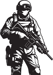 Guardian Guardian Assault Rifle Soldier Icon Rifle Guardian Soldier and Gun Badge