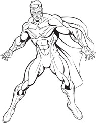 Power Crest Superhero Emblem Design Heroic Vanguard Iconic Vector Logo