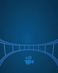  cinema film reel abstract background