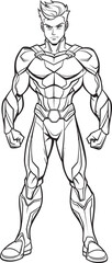 Vigilante Vanguard Super Logo Design Mighty Guardian Emblematic Hero Symbol
