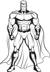 Power Crest Symbolic Badge for Superhero Dynamic Defender Emblem Design for Heroic Icon