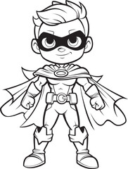 Courageous Crest Icon Design for Superhero Supercharged Symbol Emblematic Hero Logo