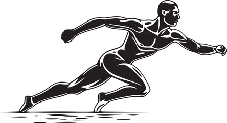 Splash Symbol Vector Emblem for Swimmer Dive Dynamo Iconic Swimmer Symbol