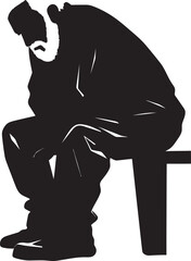 Crestfallen Sentinel Iconic Emblem of Desolation Doleful Guardian Symbol of Deep Despair