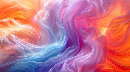 Swirling abstract patterns in a vibrant splash of colors, soft tones, fine details, high resolution, high detail, 32K Ultra HD, copyspace