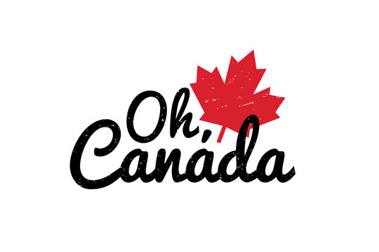 Oh Canada Sublimation T Shirt Design