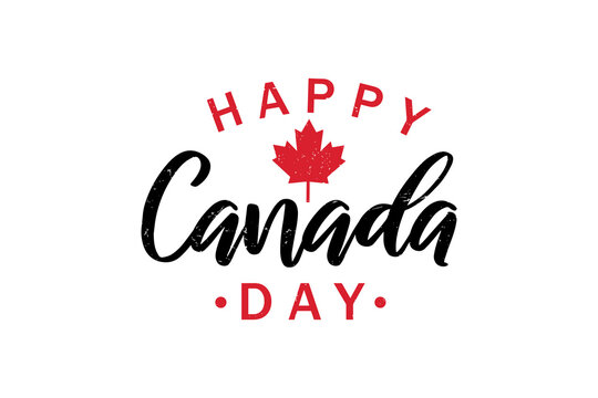 Happy Canada Day Sublimation T Shirt Design