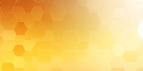 Beige and yellow gradient background with a hexagon pattern in a vector illustration  - obrazy, fototapety, plakaty