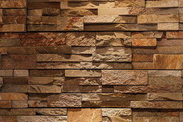 石のタイルの壁の素材