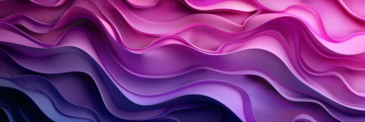 Fototapete Closeup of a vibrant purple and electric blue liquid swirl pattern. Generative AI © Eugen