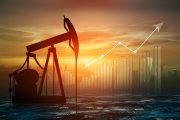 Oil trend up indicated by price increase, stock exchange trading